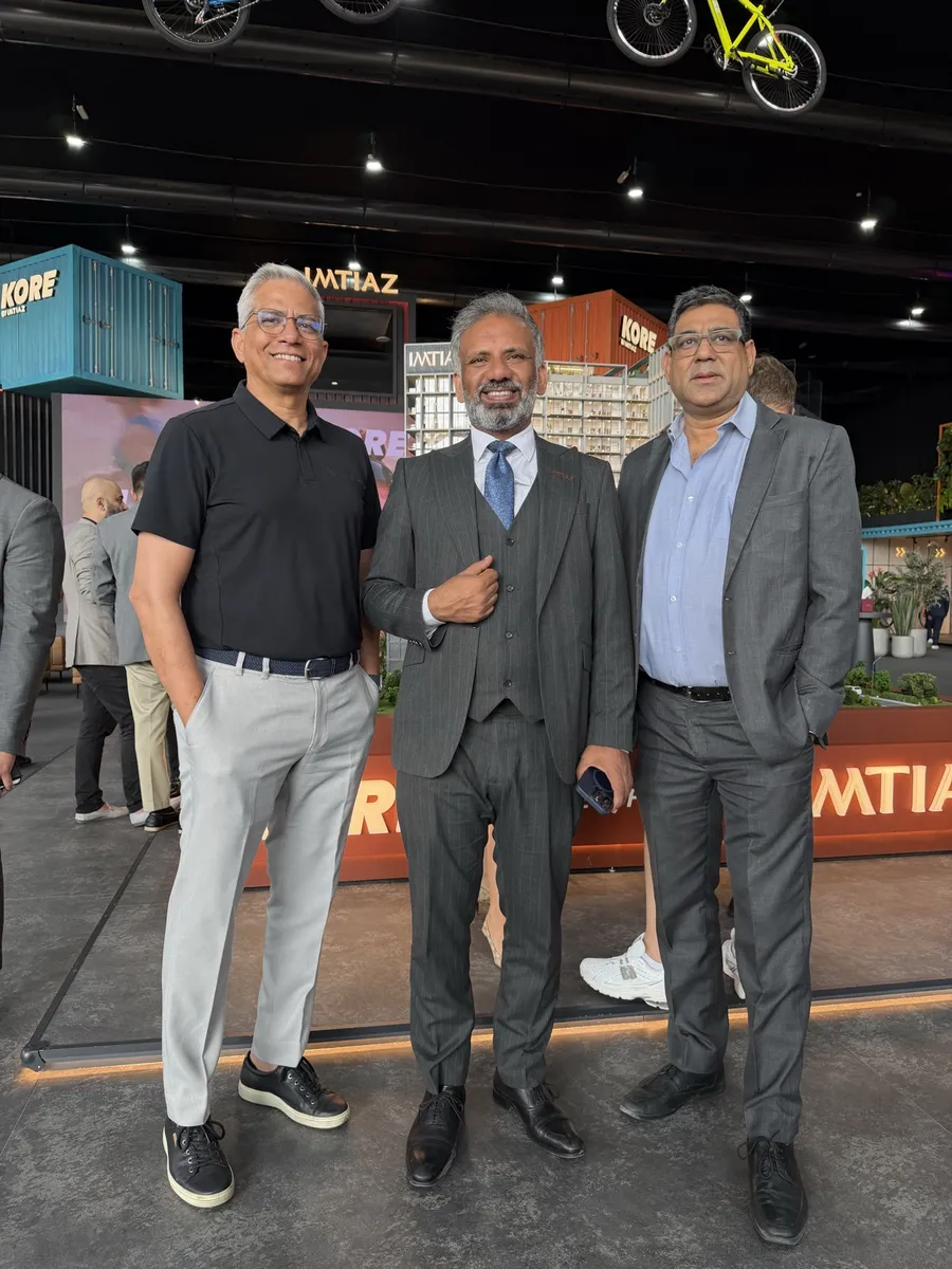 Peter Rodrigues at a developer event in Dubai