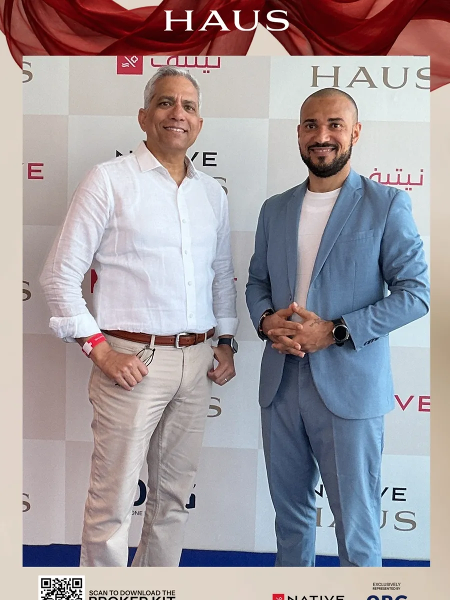Peter Rodrigues at a developer event in Dubai